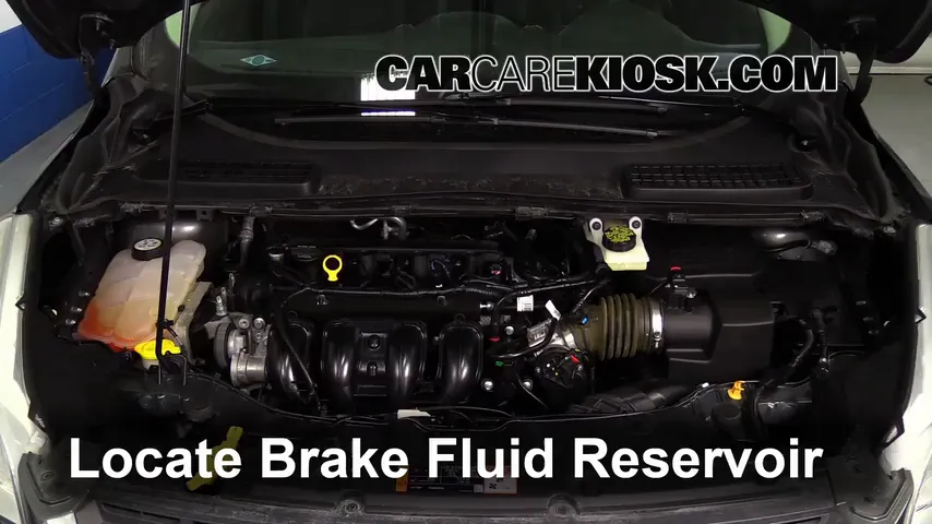 2014 Ford Escape S 2.5L 4 Cyl. Brake Fluid Check Fluid Level